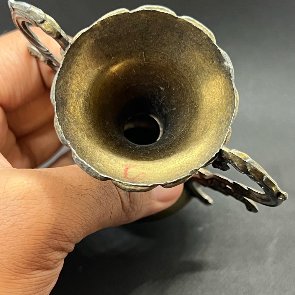 Elegant Bronze Decorative Vase - Picture 4 of 7